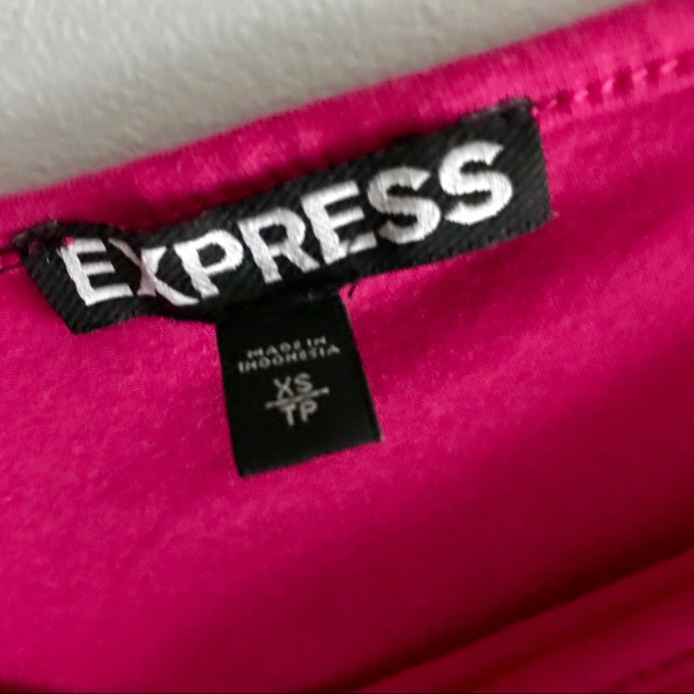 Express Flare Dress in Pink - Picture 3 of 8